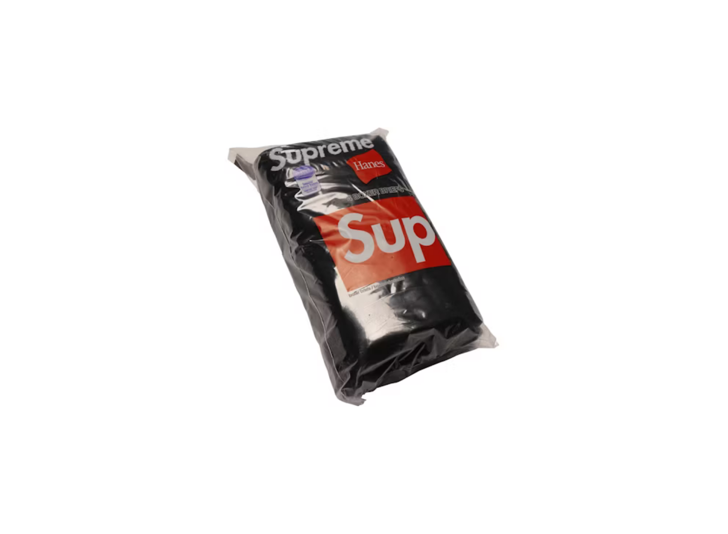 Supreme x Hanes Boxer Briefs Black