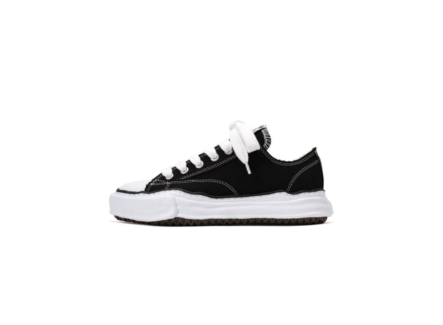 Maison Mihara Yasuhiro Peterson OG Sole Canvas Low Black