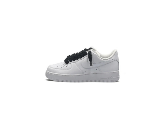 Nike Air Force 1 White Rope Laces "Black"