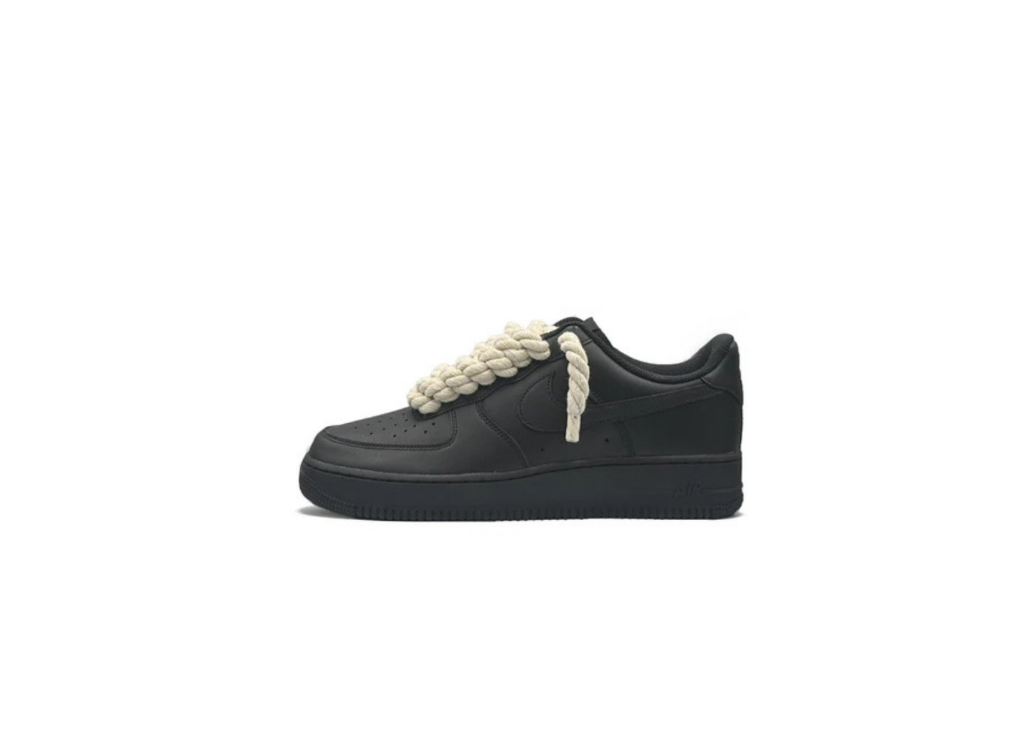Nike Air Force 1 Black Rope Laces '"Beige"